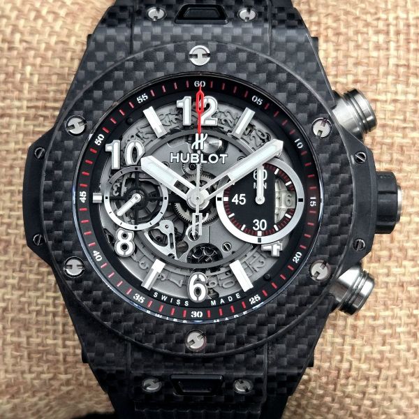 Hublot Big Bang Unico 411.QX.1170.RX Carbon Fiber 45mm E-wa…