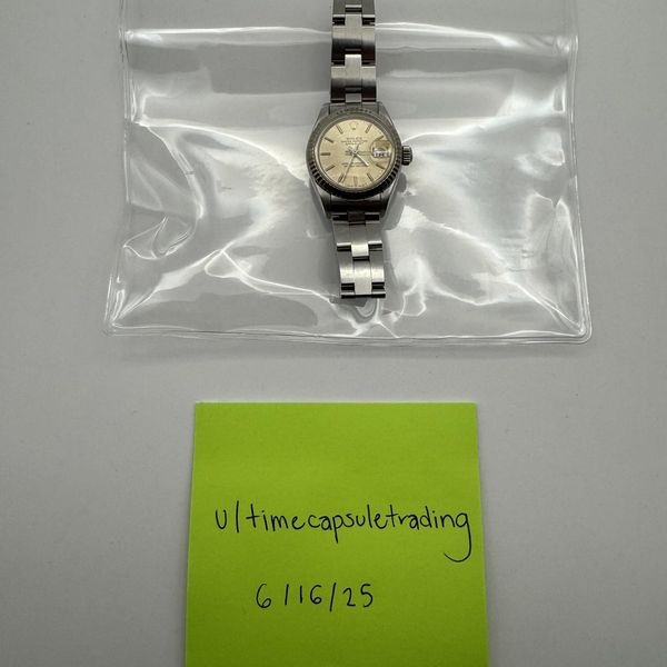 [WTS] Rolex Ref. 69174 Quickset Datejust - Silver Dial - Wa…