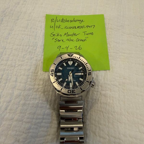 [WTS] Seiko Monster “Save the Ocean” Tuna