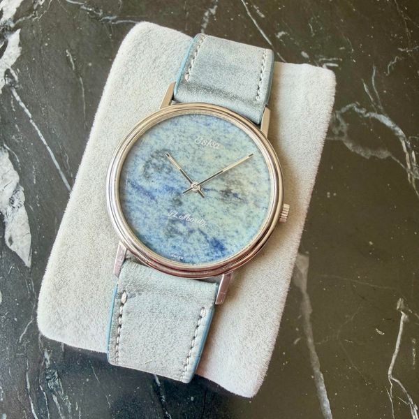 [WTS] Vintage Eska St Moritz - GRANITE STONE DIAL, very sli…