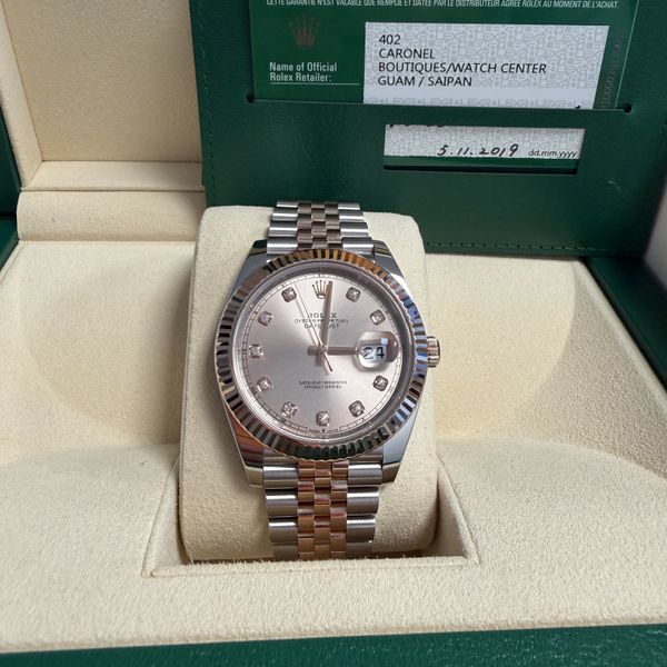 FS Rolex 126331 41mm Datejust RG/SS Diamond