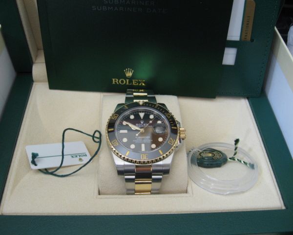 FS: ROLEX 116613 18K gold/Steel Sub Date