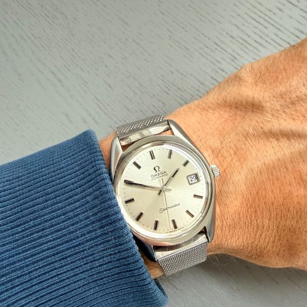 Omega Seamaster 166.067 mit original Omega Meshband Ref. 20…