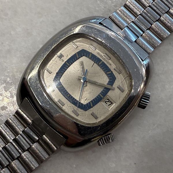Jaeger LeCoultre Steel Memovox Alarm TV Screen E871 Automat…