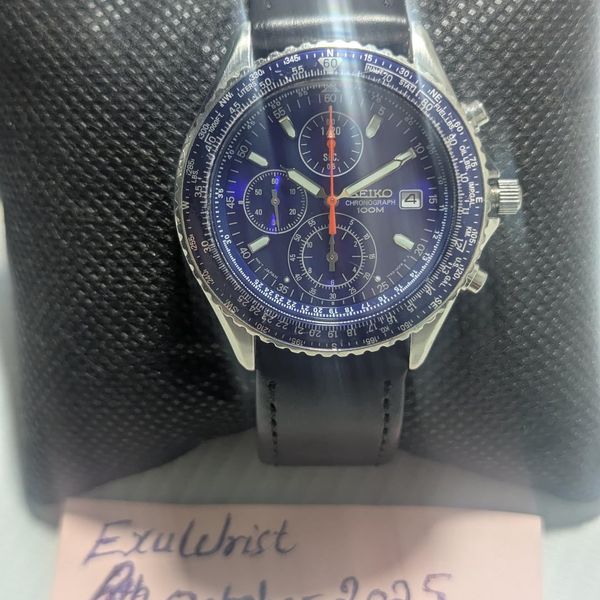 [WTS] Vintage Seiko Flight Master Men's Blue Sunburst Dial …