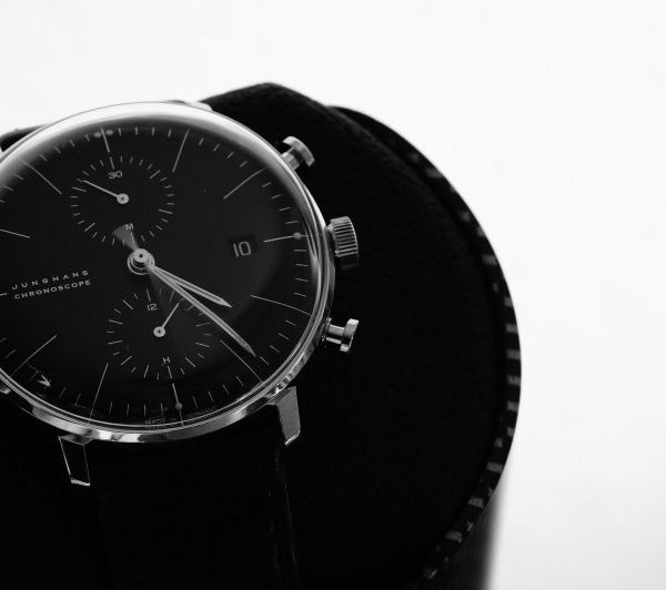 Junghans Max Bill Chronoscope Schwarz 2014 - modifiziert