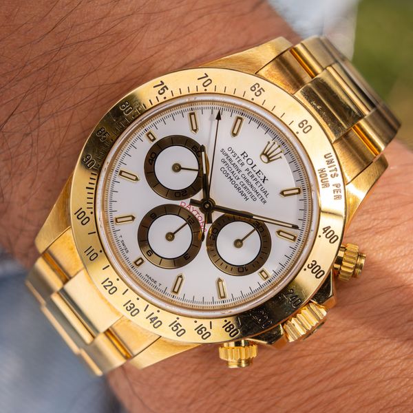 [WTS] 1997 Rolex Daytona Ref. 16528 | 18K YG | White Dial |…