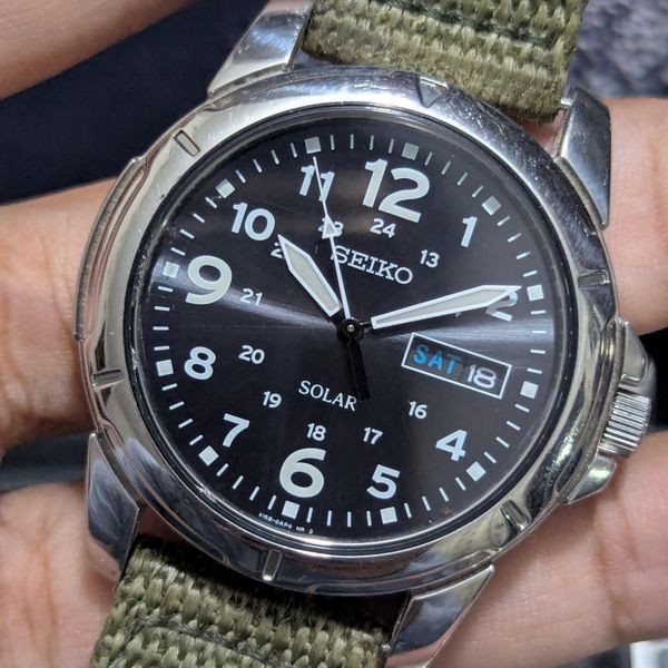 [WTS] DEC 2000 - Seiko Military - Sports Solar - SNE095P2 -…