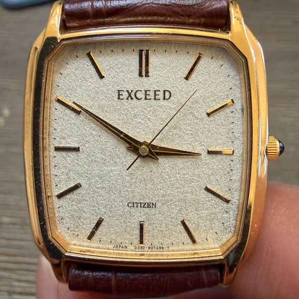 [WTS/WTT] Vintage Citizen Exceed Gold Tank Mens Watch (JDM …