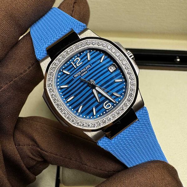 FS:Patek Philippe 7010G-013 Nautilus Blue Dial 18K White Go…