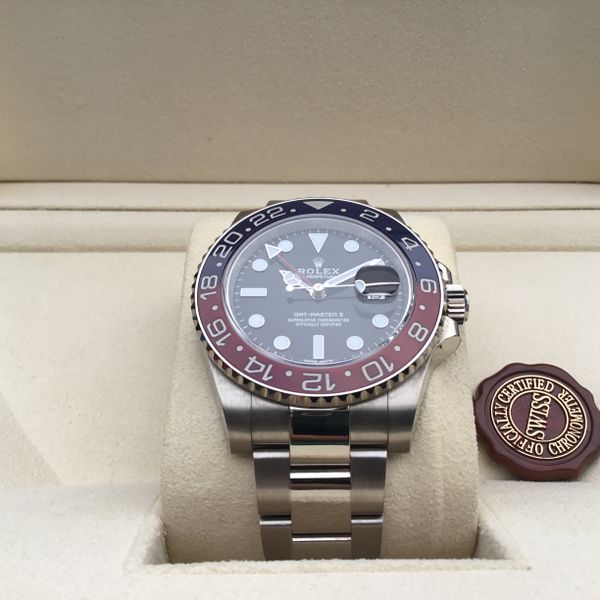 FS:  Rolex GMT-Master II White Gold 116719BLRO