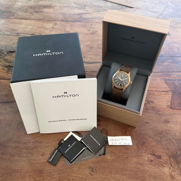 [WTS] Hamilton Khaki Bronze $540