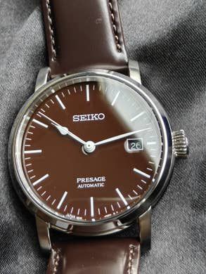 Seiko Presage SPB 115 Enamel Brown