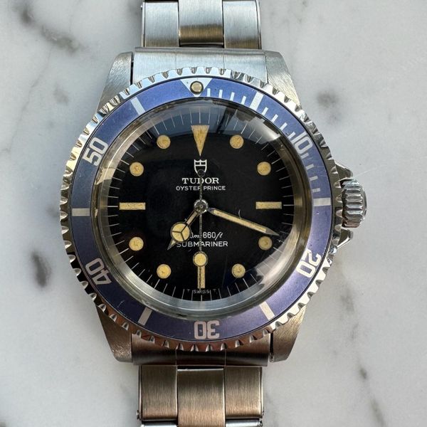 [WTS] Tudor Submariner 7016/0 Yellow Patina Blue Insert 196…