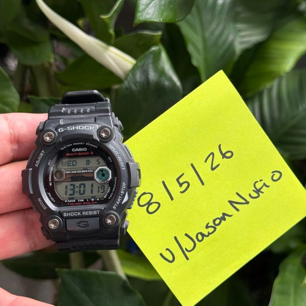 [WTS] Like New Casio G-Shock GW7900-1 (Moon & Tide Graph, S…