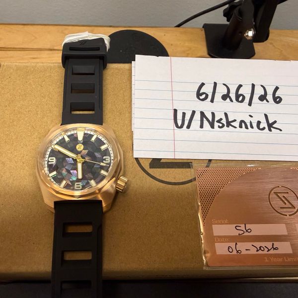 [WTS] Zelos Bronze Hammerhead V3 | Mosaic MOP | Unworn/Stic…