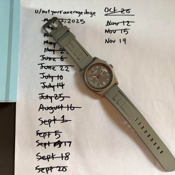 [WTS] Bamford B347 Chronograph Gray/White/Flame Orange -- S…