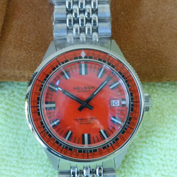 [WTS] Helson Caribbean Orange Dial Orange Miyota 9015