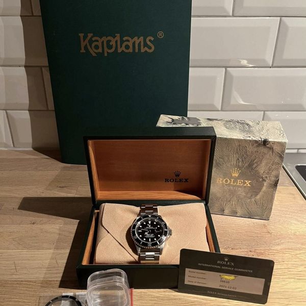 Rolex Submariner 16610LN PBx3