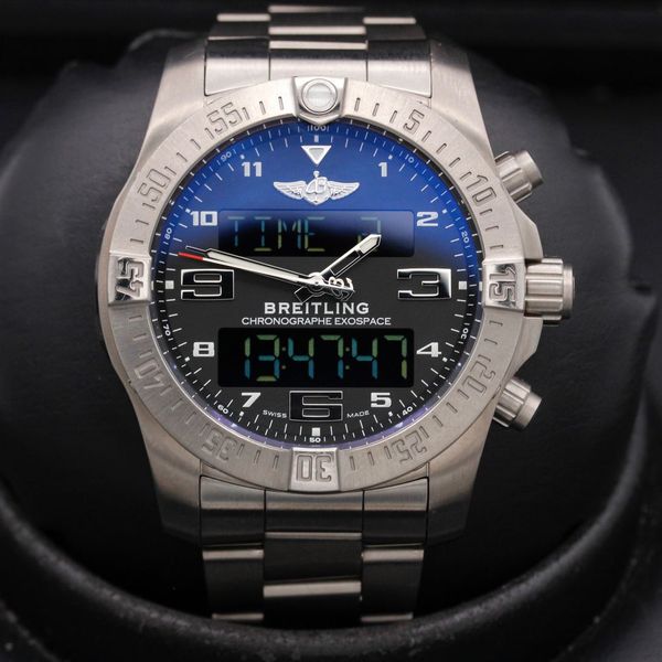 FSOT: Breitling Exospace B55  - Volcano Black - Titanium - …