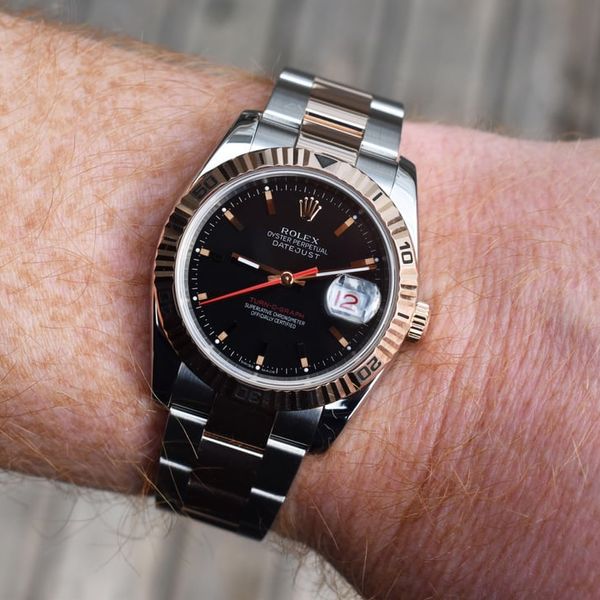 [WTS] 2005 Rolex Datejust Turn-O-Graph 18K Everose Gold & S…