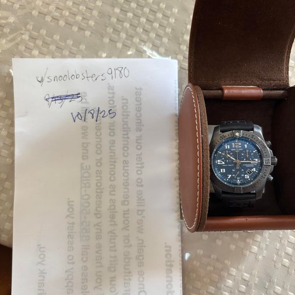 [WTS] -Breitling Chronospace Evo Night Mission-  $1495 OBO …