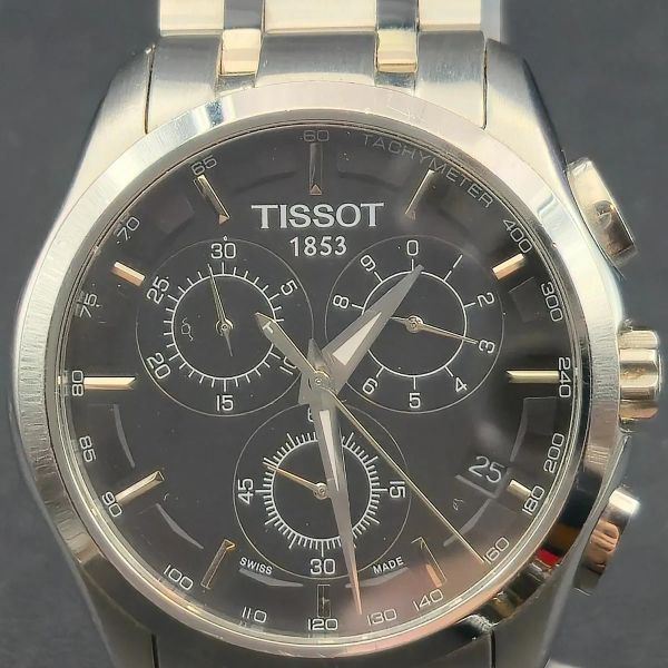 Tissot Couturier Men's Black Watch - T035617A