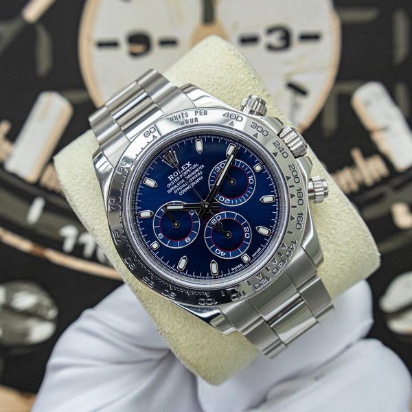 FSOT: Rolex Cosmograph Daytona 40mm Blue Dial 116509 Pre-Ow…