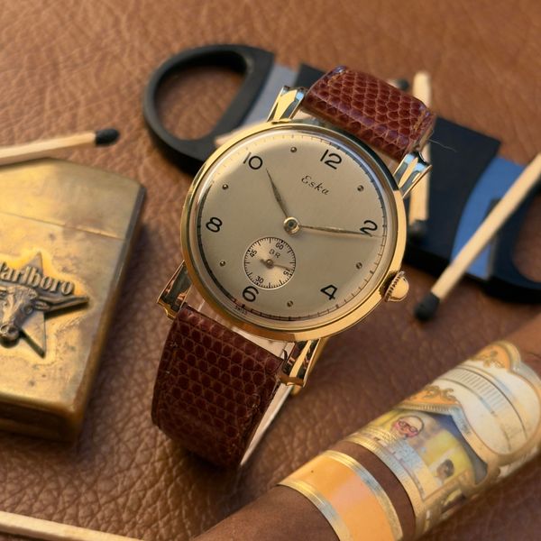 [WTS] 1950s Eska - French Cased - 18k Yellow Gold