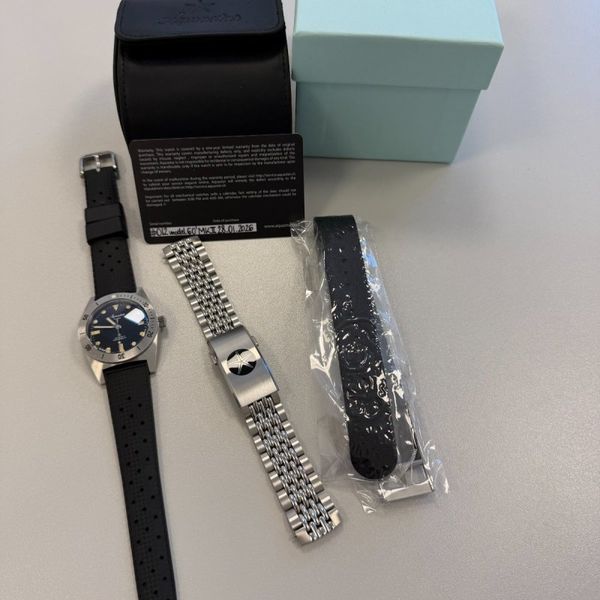 Aquastar Model 60 Re-Edition MKII Complete Bracelet and Str…