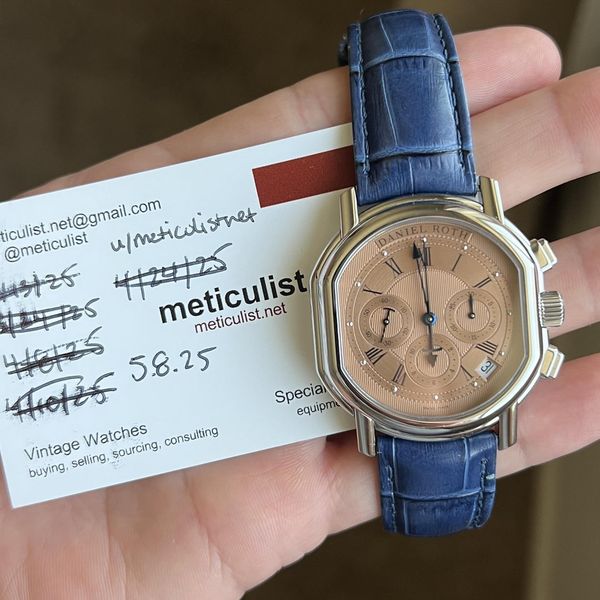 [WTS] Daniel Roth Masters Chronograph Salmon s247 with Pape…