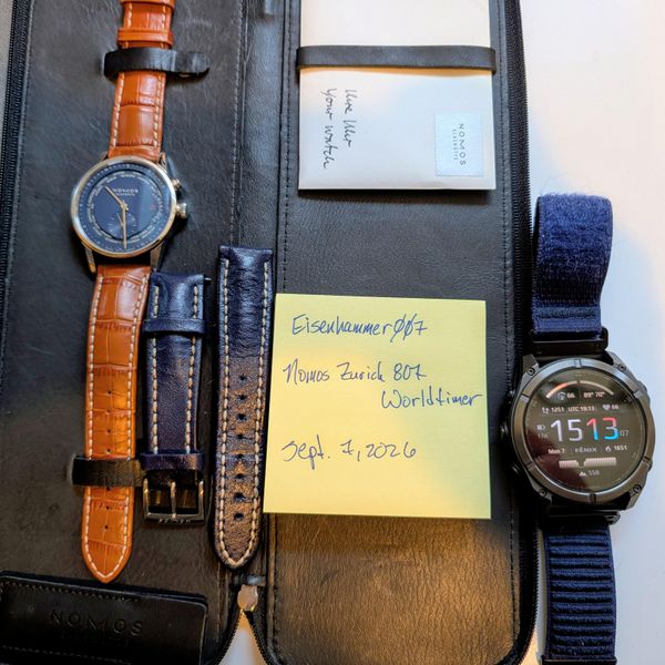 [WTS] Nomos Zurich Weltzeit Nachtblau (Worldtimer Midnight …