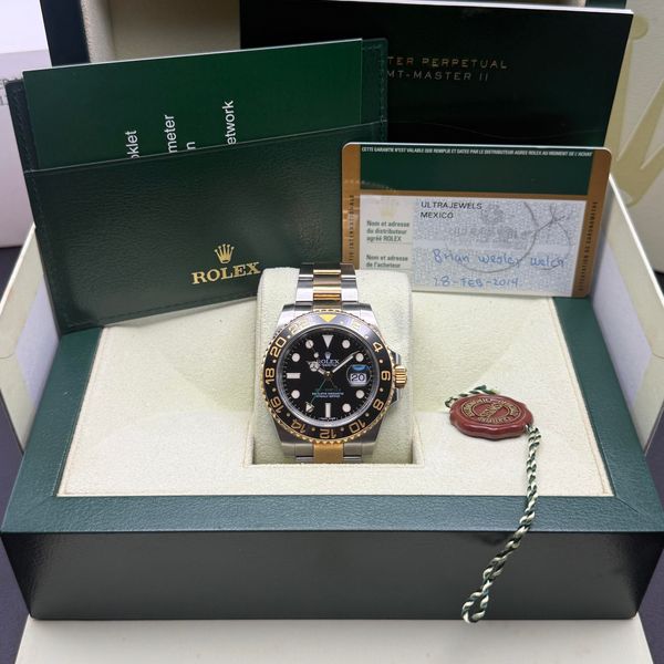 [WTS] Rolex GMT-MASTER II 116713LN Black Dial Box and Paper…