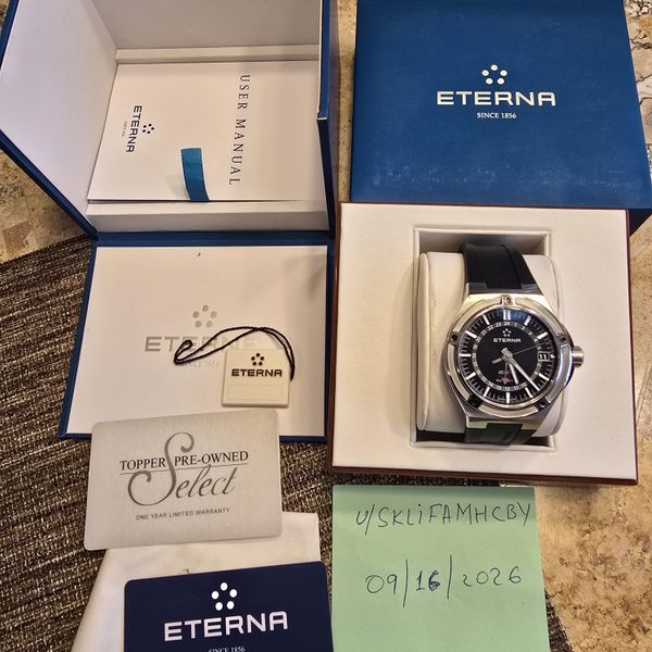 [WTS] Eterna Royal KonTiki GMT — 42mm Blue Dial / Rubber — …