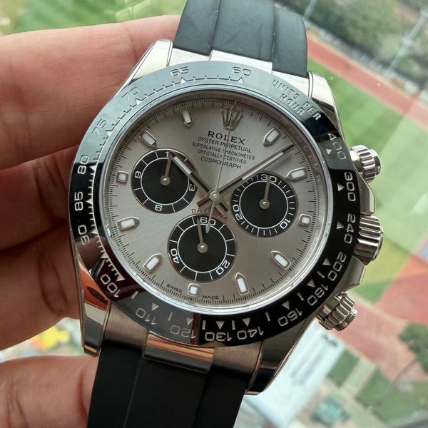Fsot: 2019 18k daytona grey ghost dial 116519ln full set