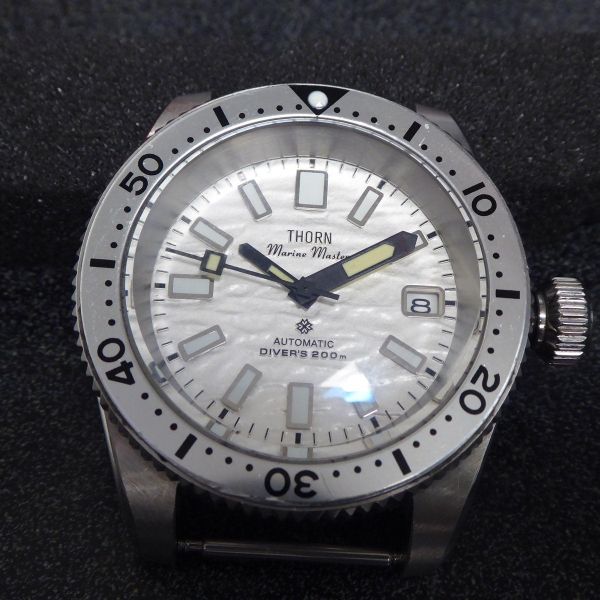 Dagaz Black Sea SilverWave Big Crown Diver Watch Project Wi…