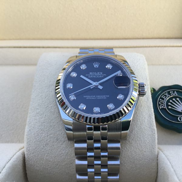 FS:  Rolex Oyster Perpetual Datejust 31mm 178274 Diamond Di…