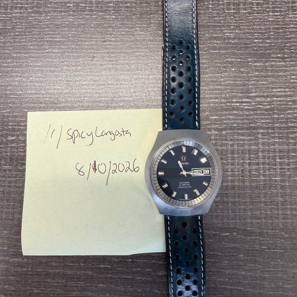 [WTS] 1971 Omega F300HZ 40mm Blue with Blue leather Deploya…