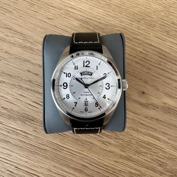 Hamilton Khaki Field Day Date H705050 - Silver Dial - Excel…