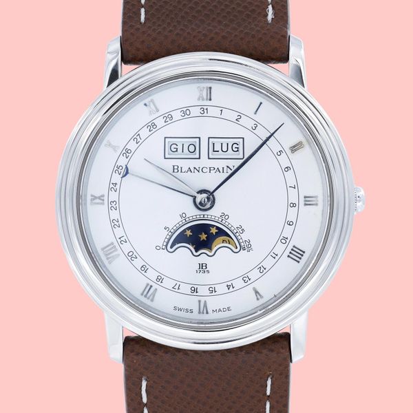 Blancpain Villeret Triple Date Calendar Steel Manual Windin…