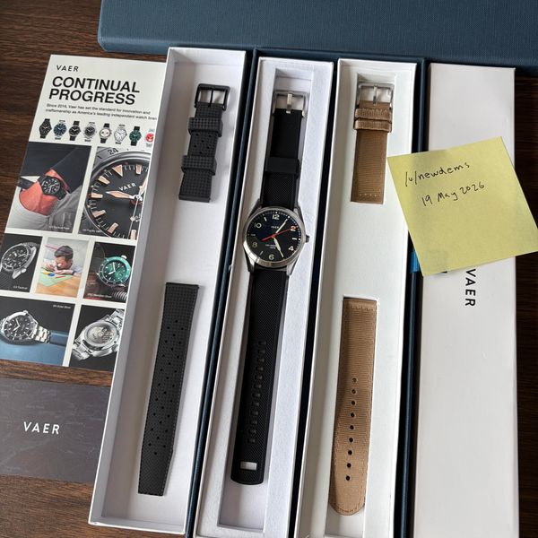 [WTS] Vaer C5 Design Navy Solar 40mm