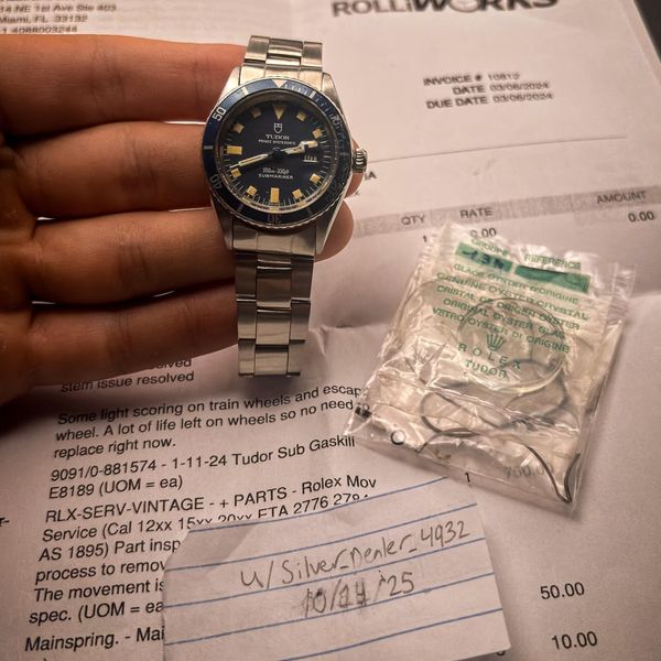 [WTS] Ultra Rare Tudor Submariner 90910 “Blue Snowflake” — …
