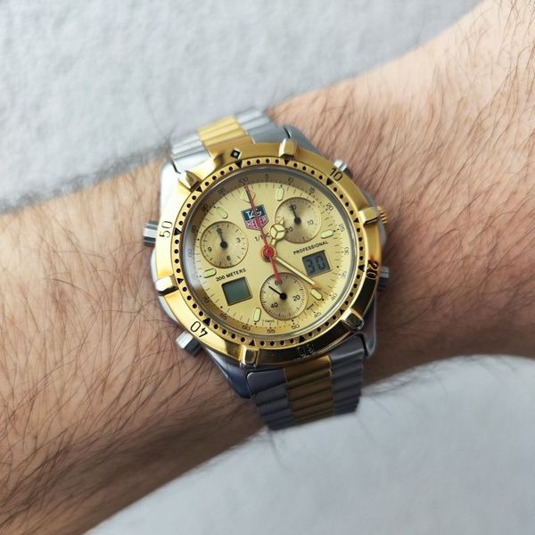 Tag Heuer 2000 chrono ana digi bicolor