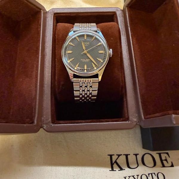 WTS: KUOE Royal Smith 90-006 Silver Case Black Dial on Brac…