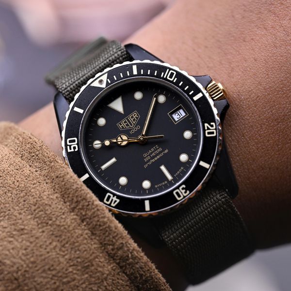 [WTS] Rare Vintage Pre-TAG Heuer 1000 Black PVD Ref. 980.02…