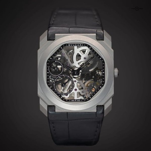 FS: BVLGARI Octo Finissimo Skeleton Titanium Openworked 40 …