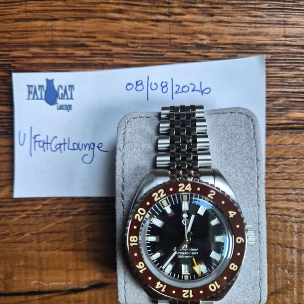 [WTS] Jack Mason Strat-o-timer GMT Expresso - Ceramic Bezel…