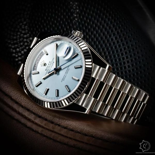 FS: Rolex Day-Date 40 228236 Platinum Ice Blue Dial Preside…
