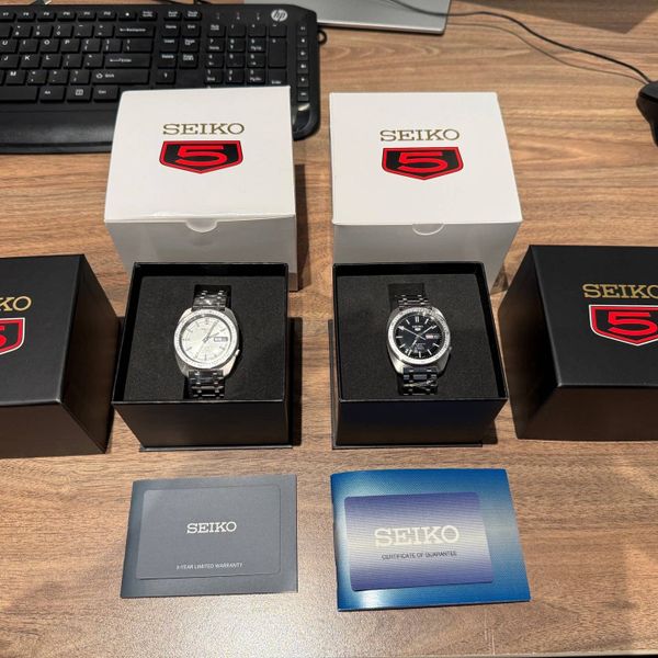 Pair of Seiko 5 Gene Kranz SRPL91/93 SKX Series