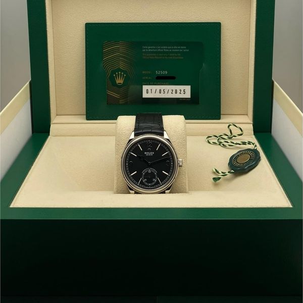 [WTS] Rolex 1908 39MM • 18K White Gold “Intense Black” - Re…